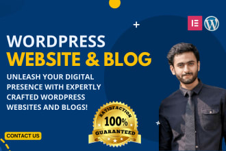 build creative professional wordpress website design and wordpress blog