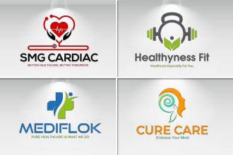 design medical pharmacy fitness dental clinic mental health logo in 24 hr