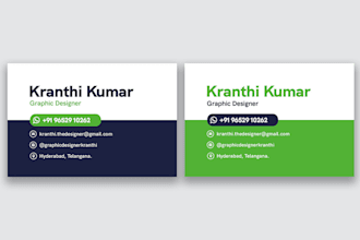 design a custom business cards for a lasting impression