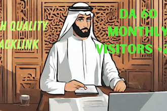 give you a high valued guest post on a big arabic site