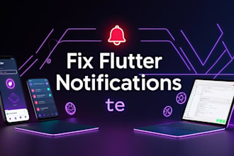 fix push notification issues in your flutter app