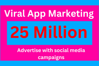 do app promotion and social media marketing app and game