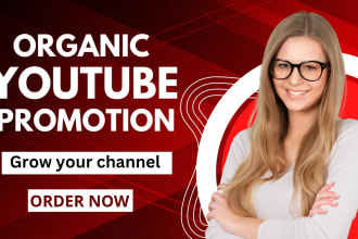 do organic youtube marketing and video promotion for your channel