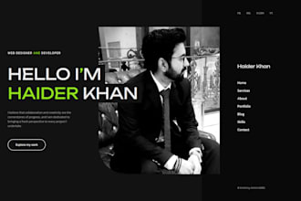 build your portfolio website on github pages