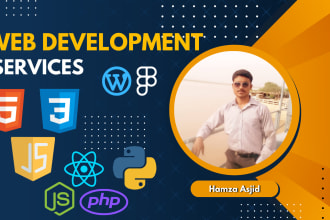 create responsive websites in html css javascript react nodejs nextjs