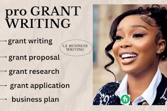 grant proposal writing, business plan writer application research 501c3 bid rfp