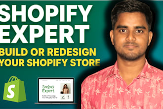 design or redesign a conversion focused shopify store