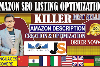 write killer amazon product description, amazon  SEO listing, a plus content