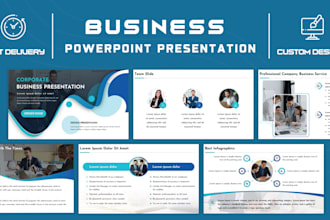 design quick powerpoint presentation, pitch deck design and google slides PPT
