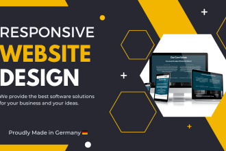 design new awesome website or landing in figma, web design