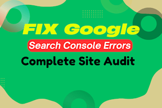 fix google search console errors and page indexing issues