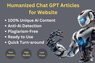 write humanized SEO blogs for your website using chatgpt