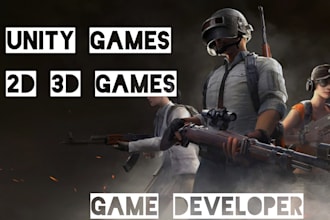 build all type of mobile game in unity mobile game development
