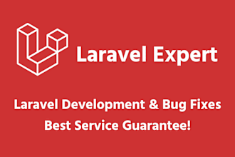 develop and fix php laravel website