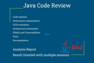 review your java code and report audit issues to improve and guide