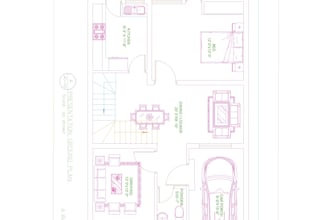 create 2d floor plan, house plan, elevation in autocad