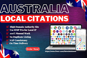 list top 100 australia local citations and directory for local SEO