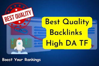 make high trust flow and high authority backlinks for SEO