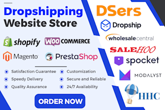 expert dropshipping  website developer