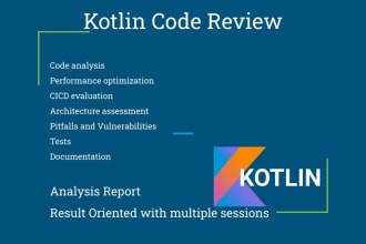review your kotlin code quality and report audit issues to improve and guide