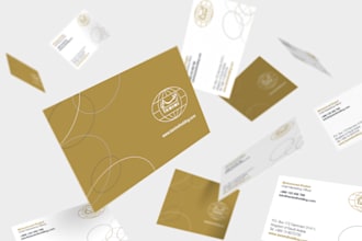 design exceptionally unique business card and stationary