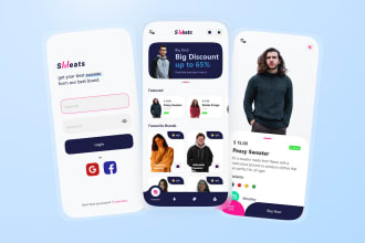 develop marketplace app, ecommerce app, multivendor app