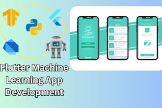 build a machine learning app in flutter for android and ios
