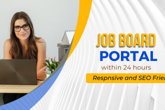 design a professional job board recruitment website