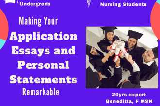 edit, proofread your essays and personal statements