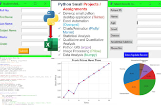 do your python based small scale projects