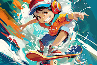 transform your ideas into magical children stories with captivating illustration
