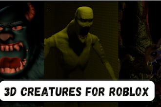 3d character model for unreal engine 5 and roblox