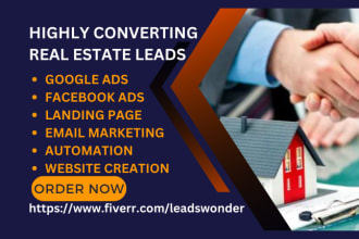 generate real estate leads agent broker realtor property management website