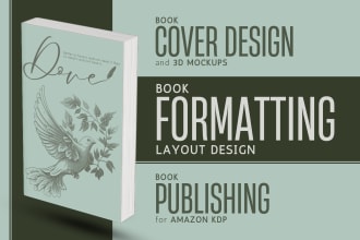 book formatting for amazon kdp book formatting and publishing book cover design