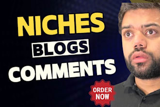 make 200 niche relevant blogcomments nofollow backlinks