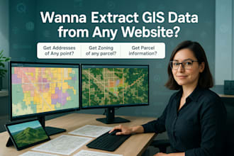 extract web gis data from real estate and mapping portals