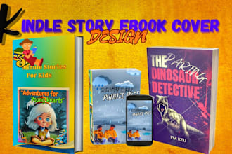 do professional book cover design, ebook cover, KDP book cover