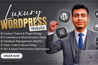 design luxury wordpress website
