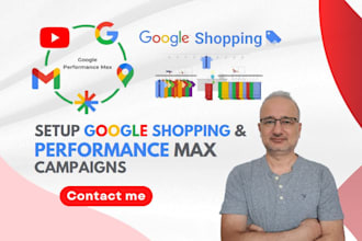 setup google shopping and performance max campaign