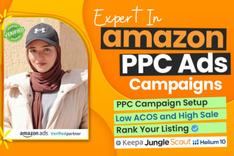be your amazon ppc expert, setup amazon ppc ads campaign, listing optimization