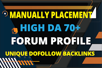 do 14000 seo high authority forum profile backlinks social networks linkbuilding