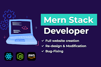 build full stack web app using mern stack react node mongodb