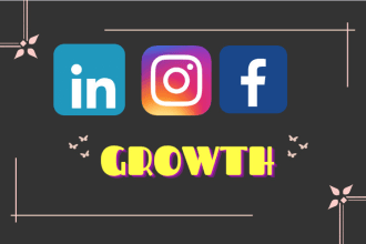 promote and manage to grow your instagram linkedin tiktok page organically
