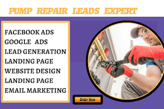 generate sales air duct repair leads water pump  damage air installation leads