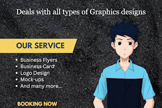 do high quality graphic design for you