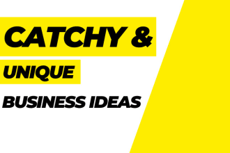 suggest names for your company ,product or brand