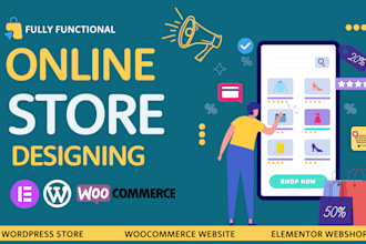 set up functional woocommerce website, online store, ecommerce webshop wordpress