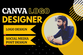 design canva logo, social media post, or any thing on canva