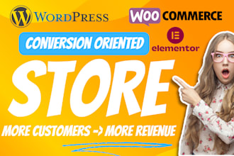 design, redesign, clone, update fix webshop or ecommerce online store, elementor