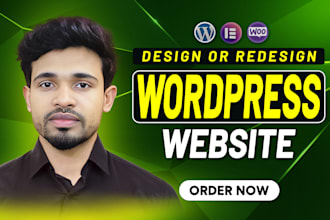 design, redesign, create, copy, clone, edit, fix or revamp wordpress website
